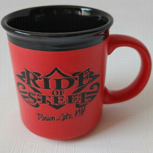 Ride of Steel Darien Lake Rollercoaster Mug